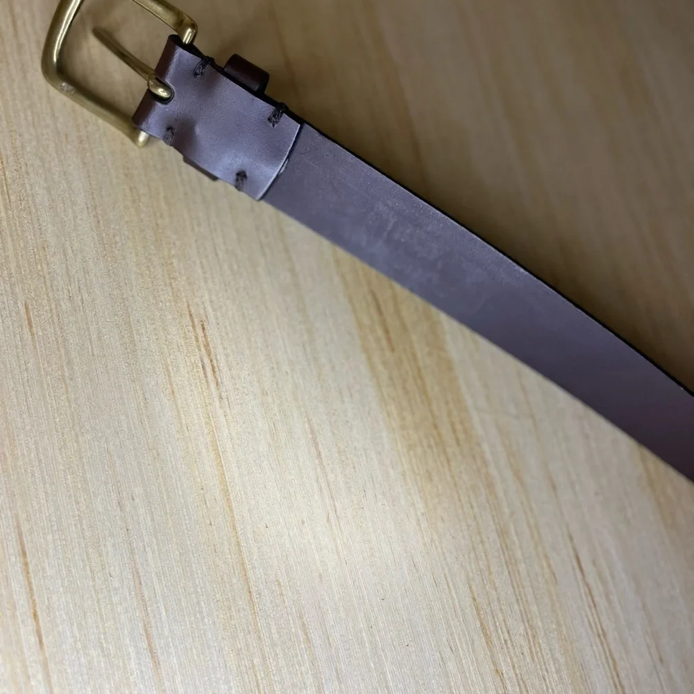 GAP Brown Belt with Gold Buckle
